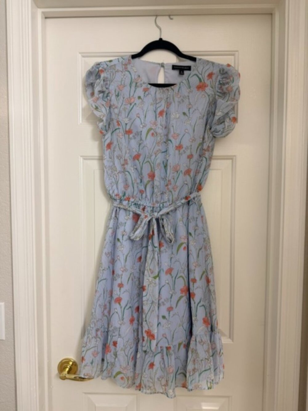 Banana Republic Blue Floral dress Size 8